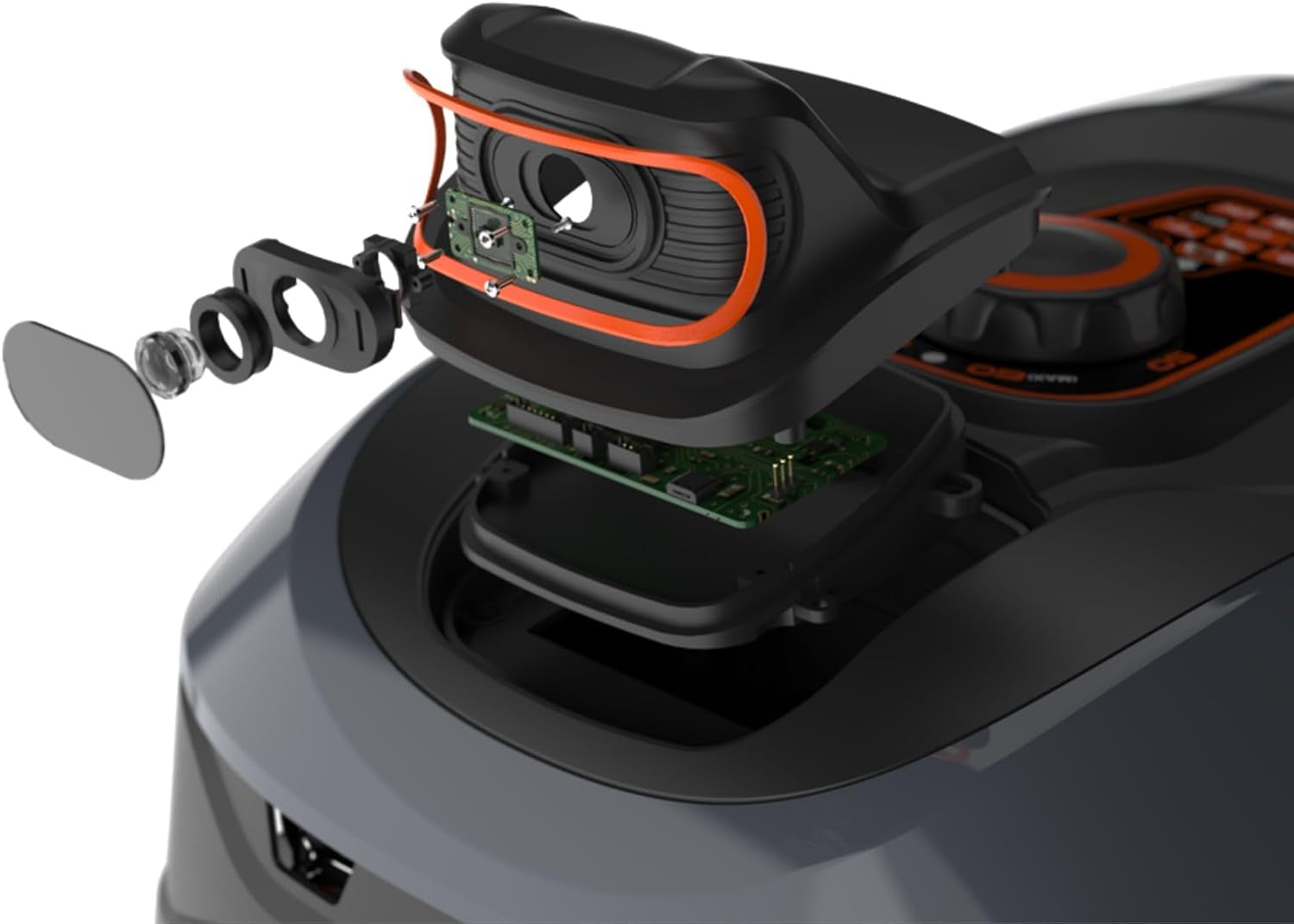I600 Ivision Drop & Go Boundary-Free Robotic Lawnmower Medium Gardens up to 600M²