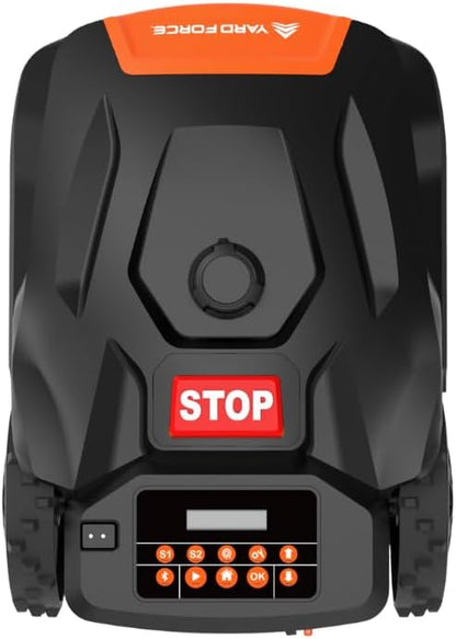 MB800 Robotic Lawn Mower – Automatic Garden Robot, 20V Removable Lithium Battery, Bluetooth App Control, Adjustable 20–60Mm Cutting Height, Ideal for Medium Lawns up to 800M²