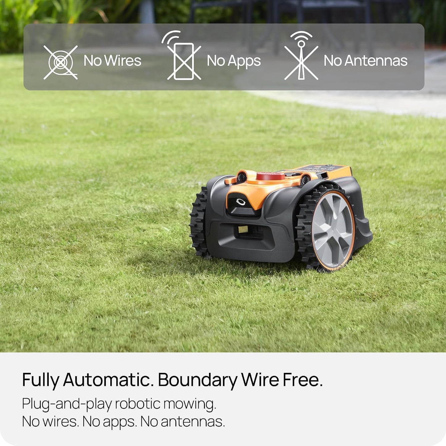 Ocumow AMB16-400 Vision Robot Mower & Charging Station, 400M2