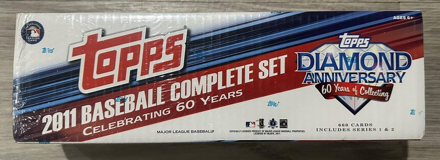 2011 Topps Diamond Anniversary Baseball Cards, Complete Factory Sealed Set
