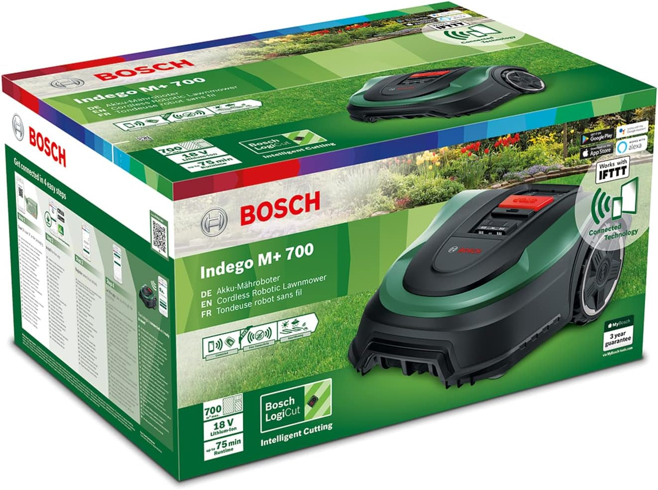 - Indego M+ 700 Robotic Lawnmower