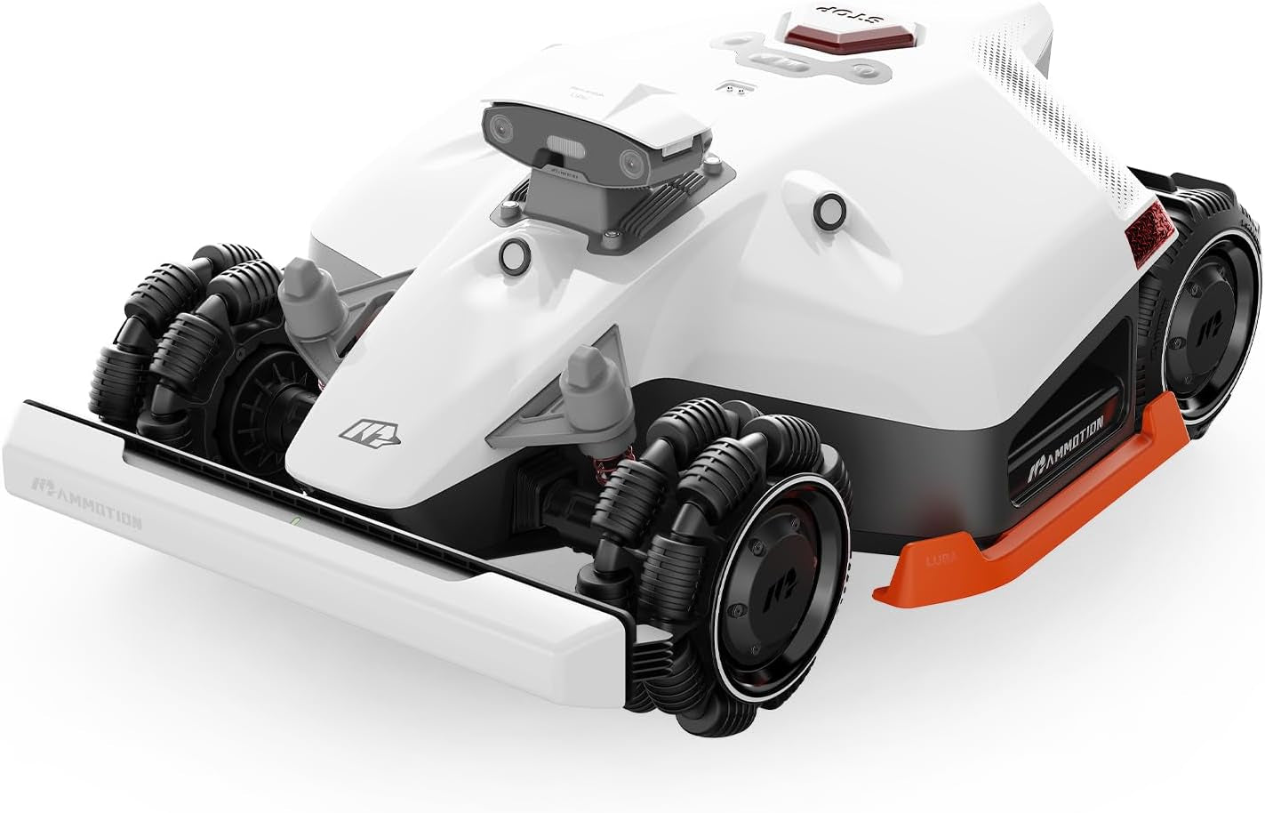 LUBA 2 AWD 3000X Robot Lawn Mower without Boundary, Recommended 3000 M², Max. 3600 M², Auto Mapping Ultrasense AI Vision, 0% Gradient, 25-70 Mm Cutting Height