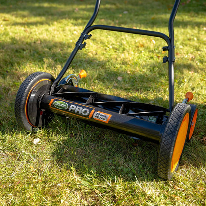 Scotts 716-18S 18-Inch 7-Blade Push Reel Lawn Mower, Green
