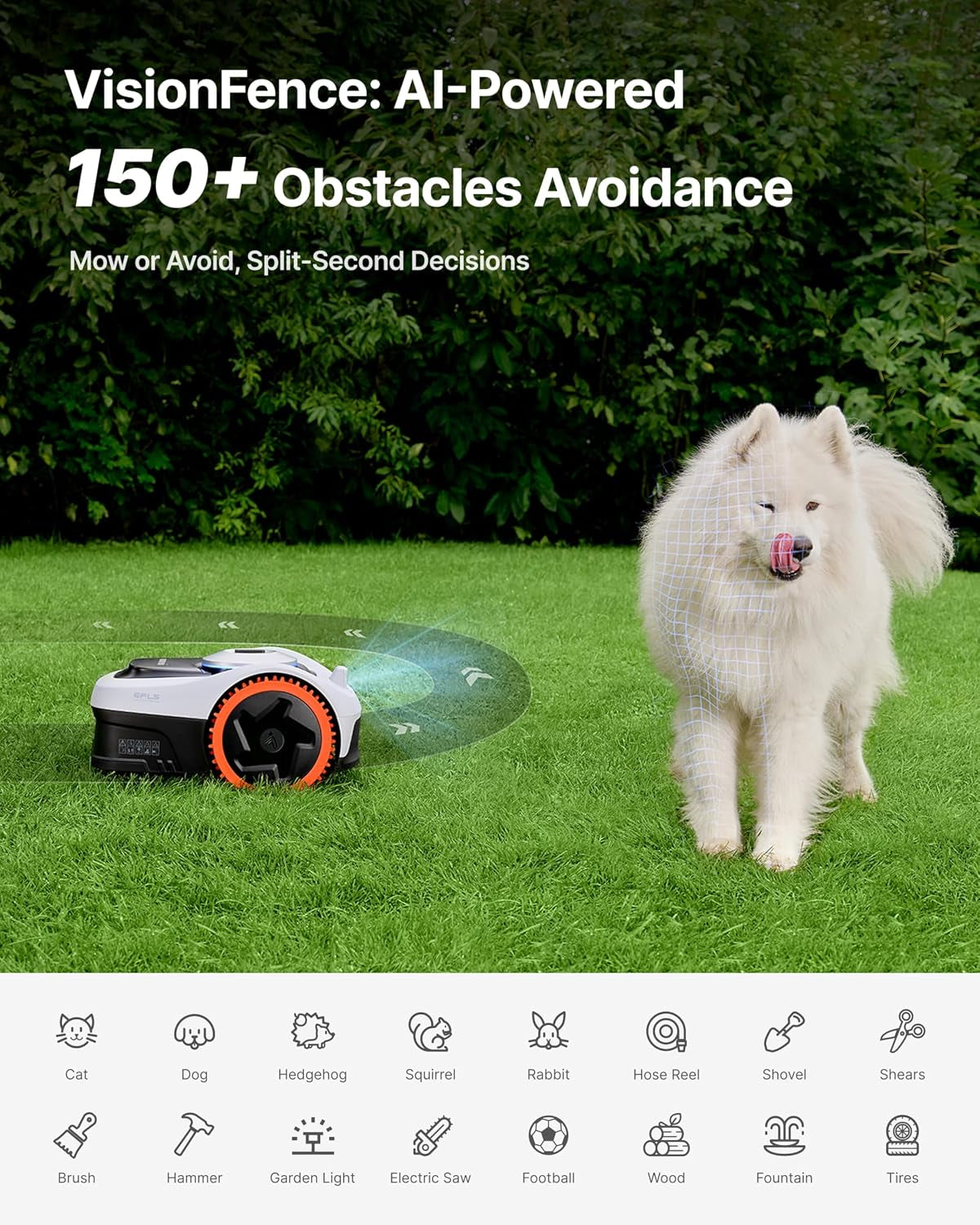 Segway  I208 AWD Robotic Lawn Mower, with Garage S, Rec. 800 M²