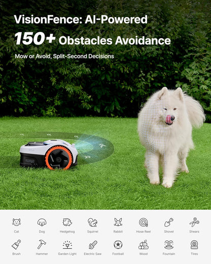Segway  I208 AWD Robotic Lawn Mower, with Garage S, Rec. 800 M²