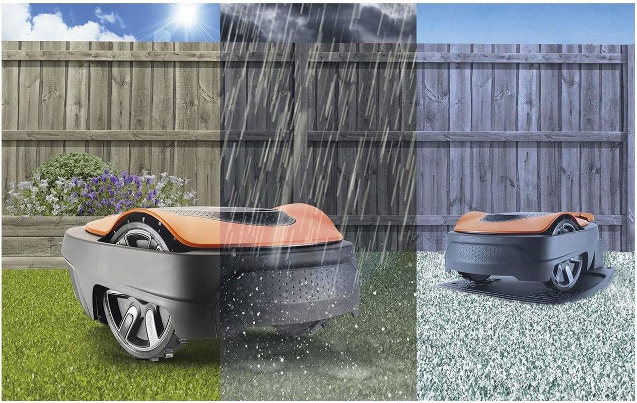 Easilife 800 Robotic Lawn Mower - Cuts up to 800 Sq M Ultra Quiet Mowing, Manicured Lawn, Bluetooth Application Control, Safety Sensors, Hose Washable, Lifestyle Functions, Frost Sensor