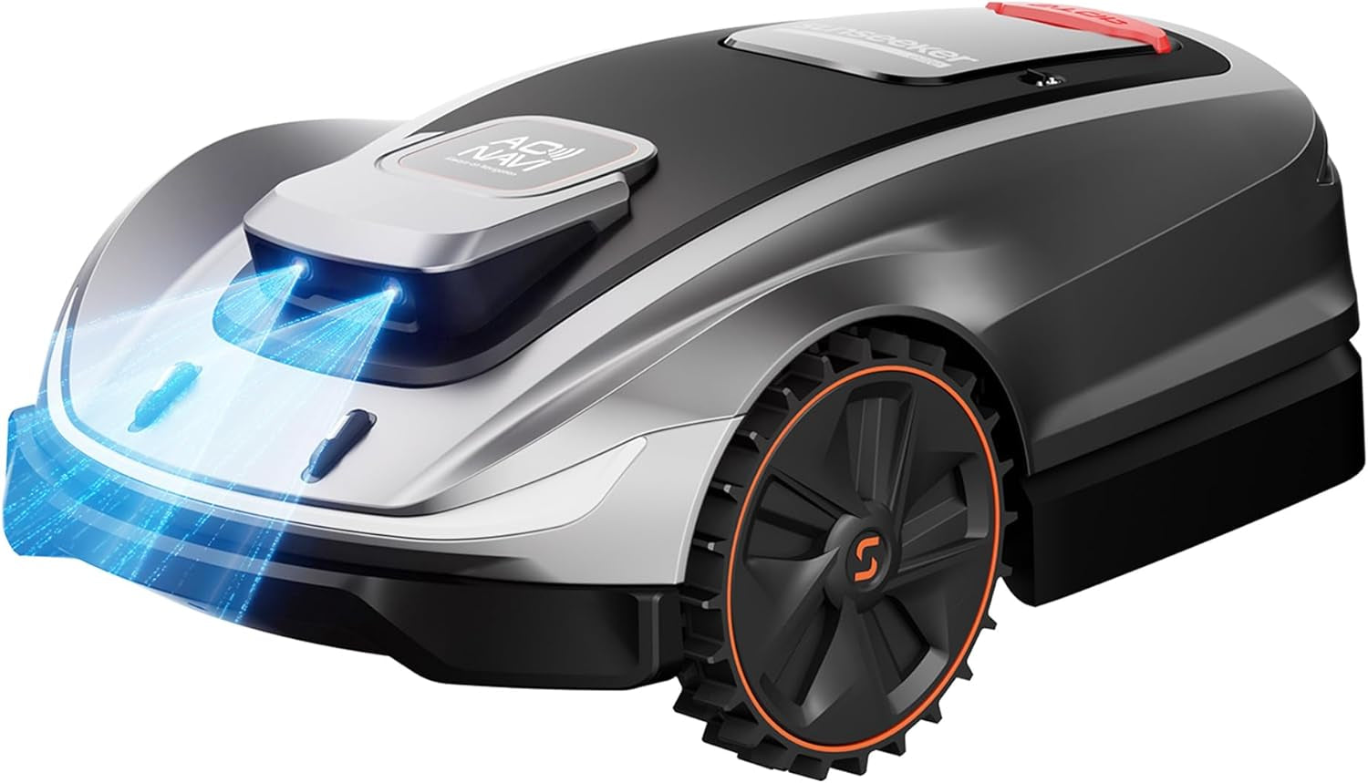 X5 AWD Robot Lawn Mower, RTK, Vision AI, 0.5 Acre, Wire-Free | Dependable AWD Mowing for Homeowners with Medium to Large Everyday Yards, Slopes and Uneven Ground.