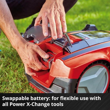 Robot Lawnmower 18V PXC, Integrated Camera Detects Mowing Area