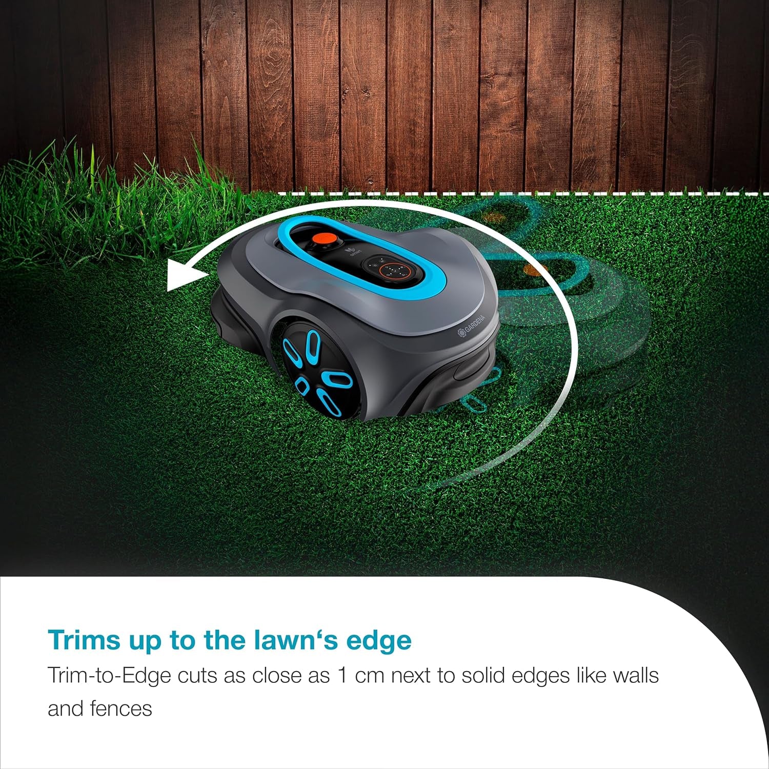 Smart SILENO Max 1500 M² Robotic Lawnmower, for Lawns up to 1500 M², LONA Intelligence, Trim-To-Edge, Duoconnect, Quiet Operation, Intelligent Mower with App Control, UK Plug (19903-28)