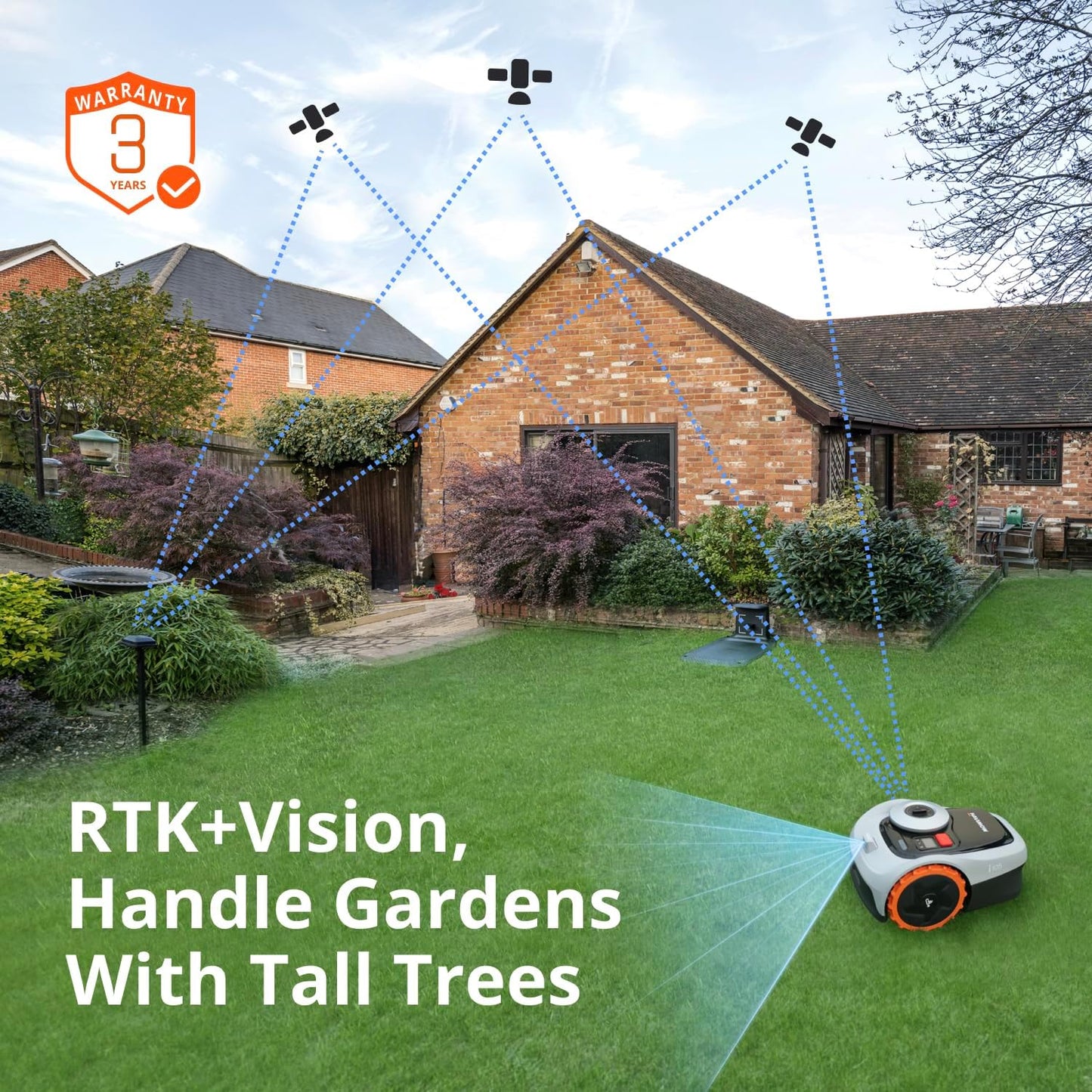 Segway  I105E Robotic Lawn Mower without Boundary, Rec. 500 M²