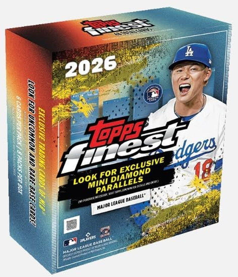 NEW 2026 Toppsfinest Baseball Trading Card MEGA Box
