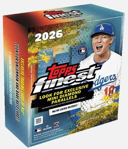 NEW 2026 Toppsfinest Baseball Trading Card MEGA Box
