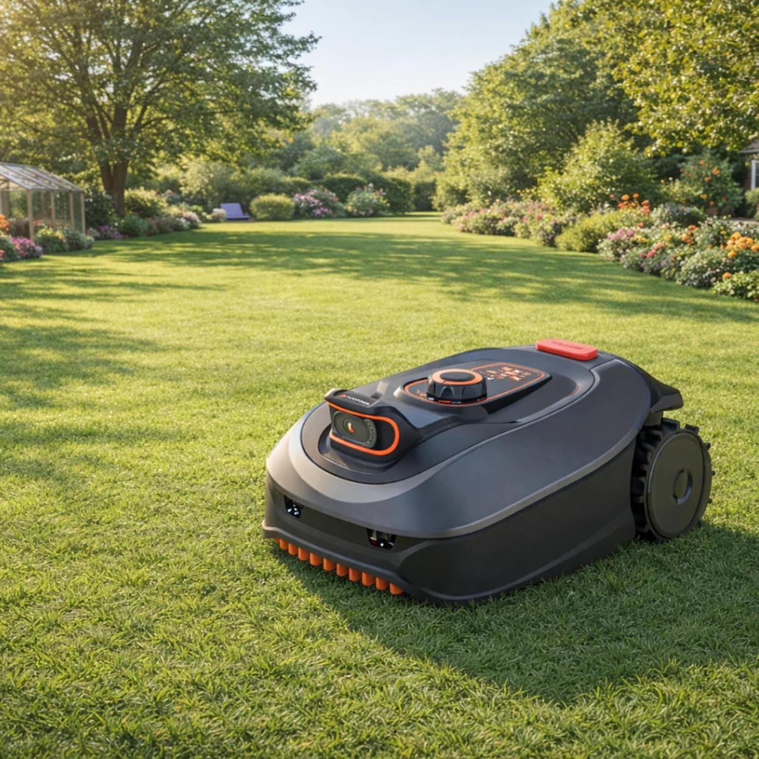 I600 Ivision Drop & Go Boundary-Free Robotic Lawnmower Medium Gardens up to 600M²