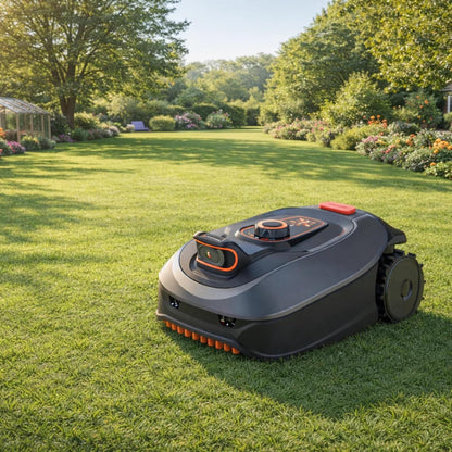 I600 Ivision Drop & Go Boundary-Free Robotic Lawnmower Medium Gardens up to 600M²