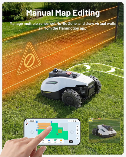 YUKA Mini 2 1000 Robot Lawn Mower without Boundary