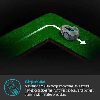 Robotic Mower SILENO Minimo 250 M²: Intelligent Lawn Mower with Excellent Connectivity, Programmable with the  Bluetooth® App, Version with UK Plug(15201-28)