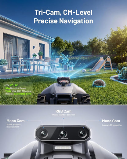 YUKA Mini 2 500 Robot Lawn Mower without Boundary