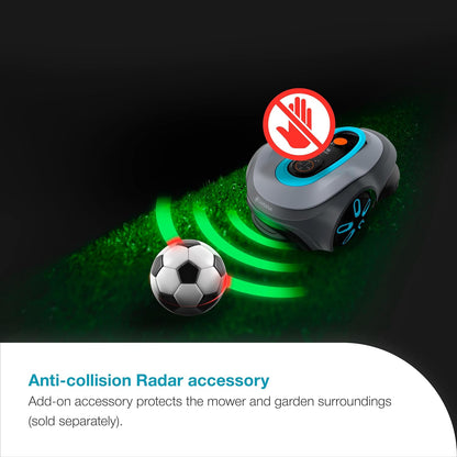 Smart SILENO Max 1500 M² Robotic Lawnmower, for Lawns up to 1500 M², LONA Intelligence, Trim-To-Edge, Duoconnect, Quiet Operation, Intelligent Mower with App Control, UK Plug (19903-28)