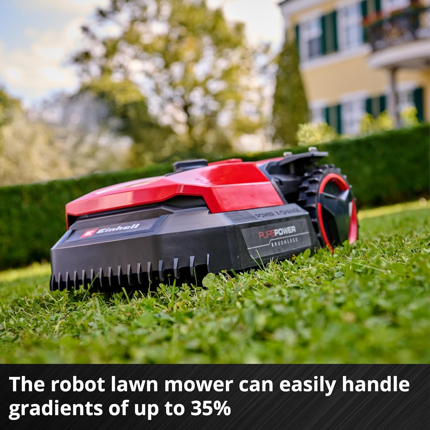 Robot Lawnmower 18V, Long-Life Battery, App Control