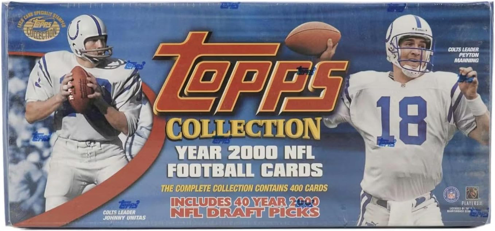 2000 TOPPS NFL Football Complete Set 400 Cards - Factory Sealed
