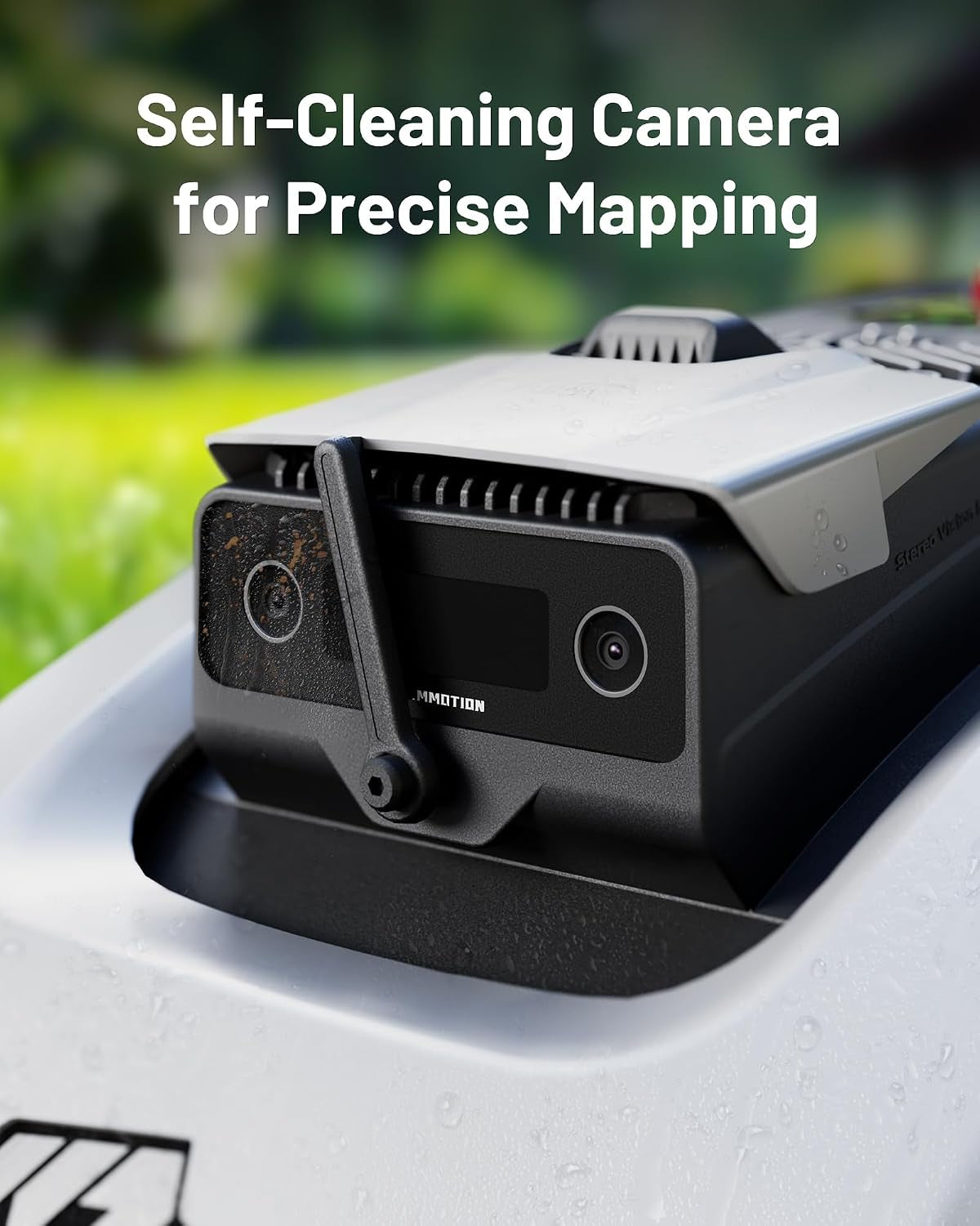 YUKA 1500 Robot Lawn Mower, up to 1500M², 3D Vision and RTK, 45% Slope, Peripheral Wireless Installation, Multi-Zone Management and Prohibited Zone, Anti-Theft