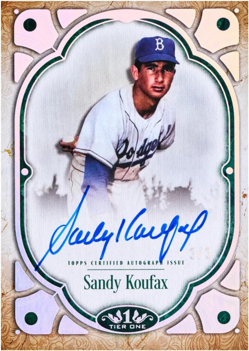 2026 Topps Tier One Baseball - Premium Hobby Box - 2 Autograph Cards - 1 Relic - Chance for Multi Signed Auto Cards - Oversized Patches - MLB - Stars, Legends, and Rookies - Factory Sealed