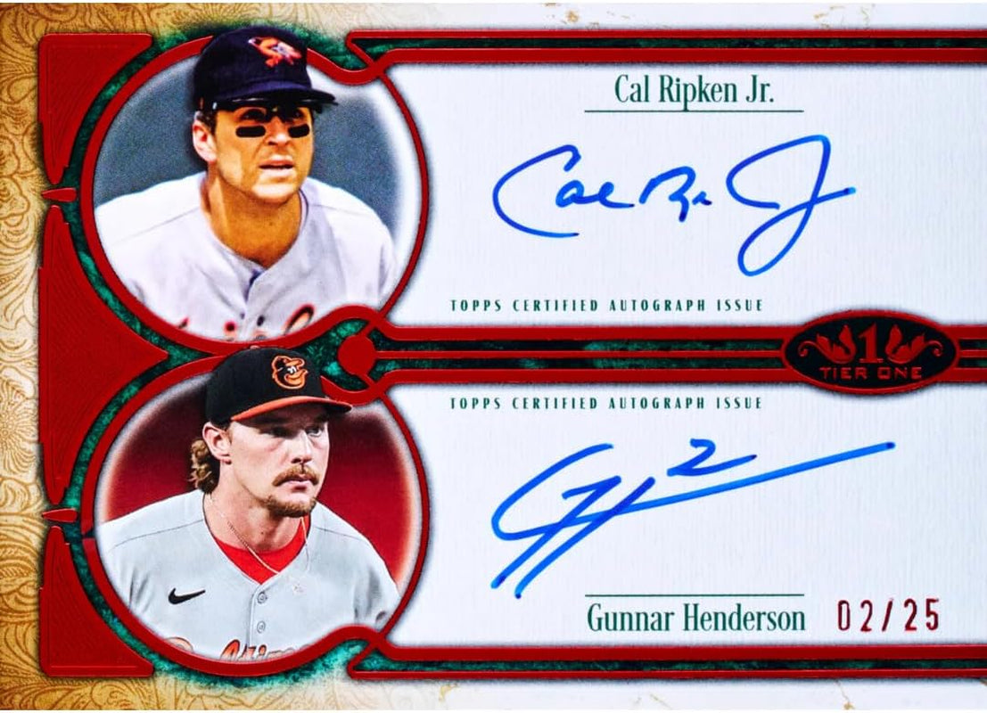 2026 Topps Tier One Baseball - Premium Hobby Box - 2 Autograph Cards - 1 Relic - Chance for Multi Signed Auto Cards - Oversized Patches - MLB - Stars, Legends, and Rookies - Factory Sealed