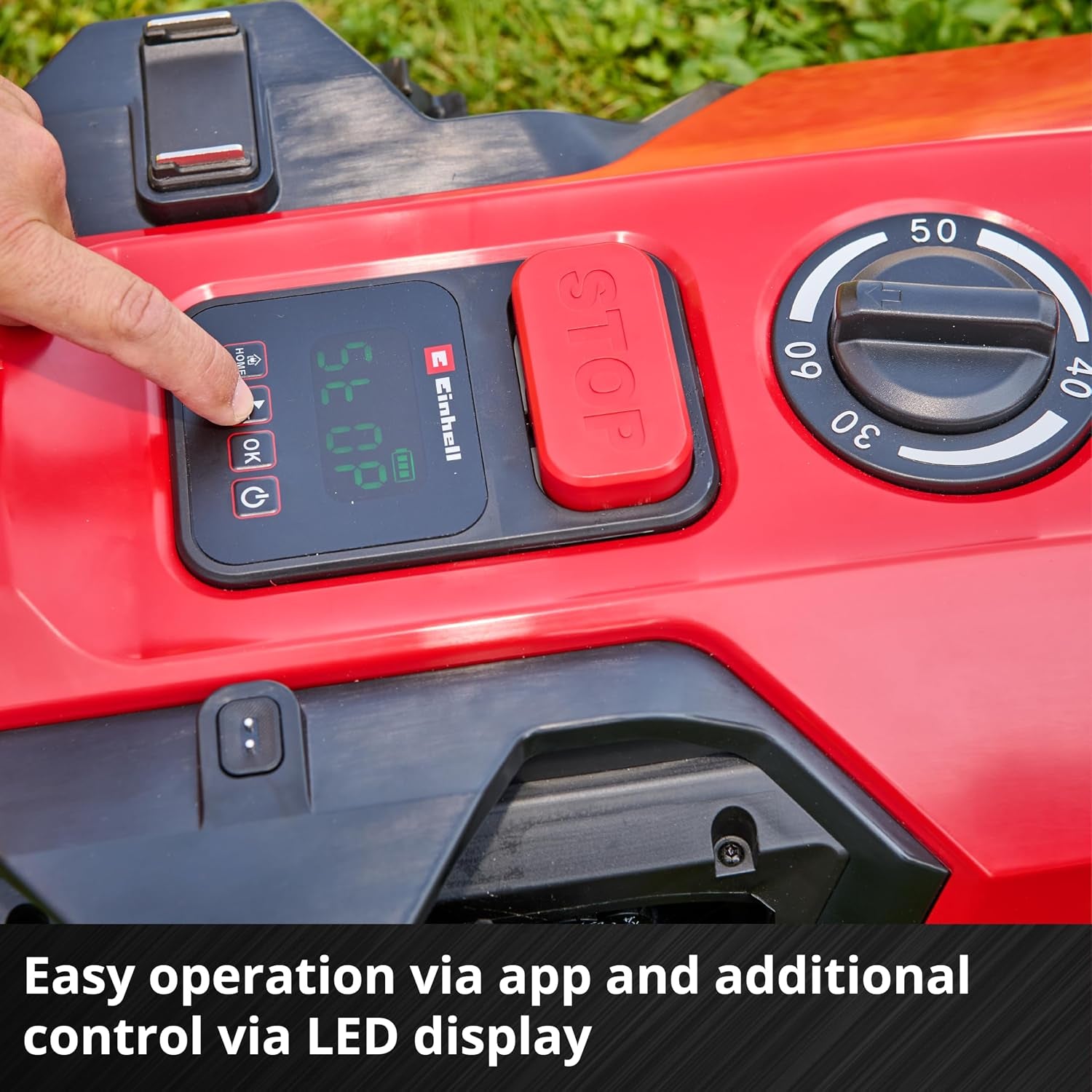 Robot Lawnmower 18V, Long-Life Battery, App Control