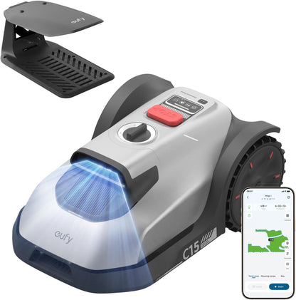 Robot Lawn Mower, C15 without Boundary with Garage, 500 M² Coverage