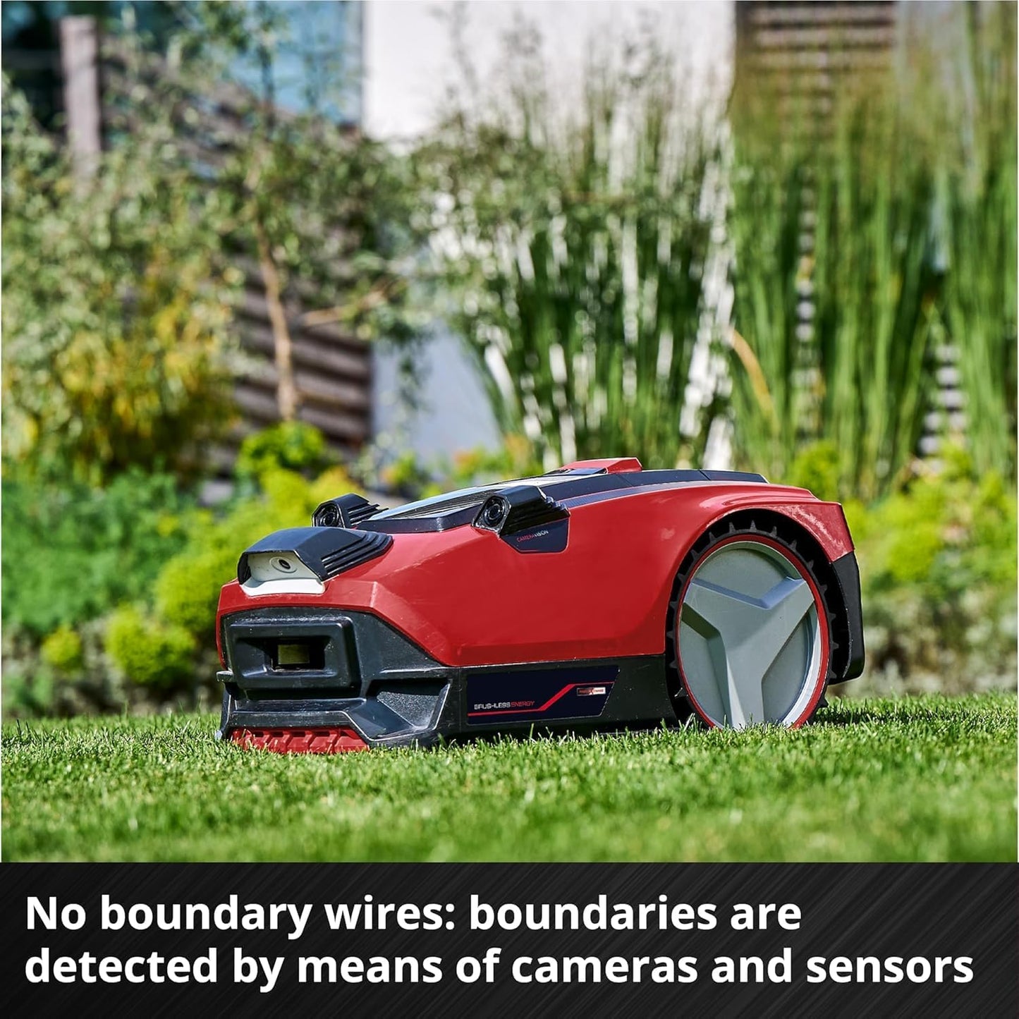 Robot Lawnmower 18V PXC, Integrated Camera Detects Mowing Area