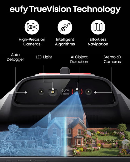 Robot Lawn Mower, C15 without Boundary with Garage, 500 M² Coverage