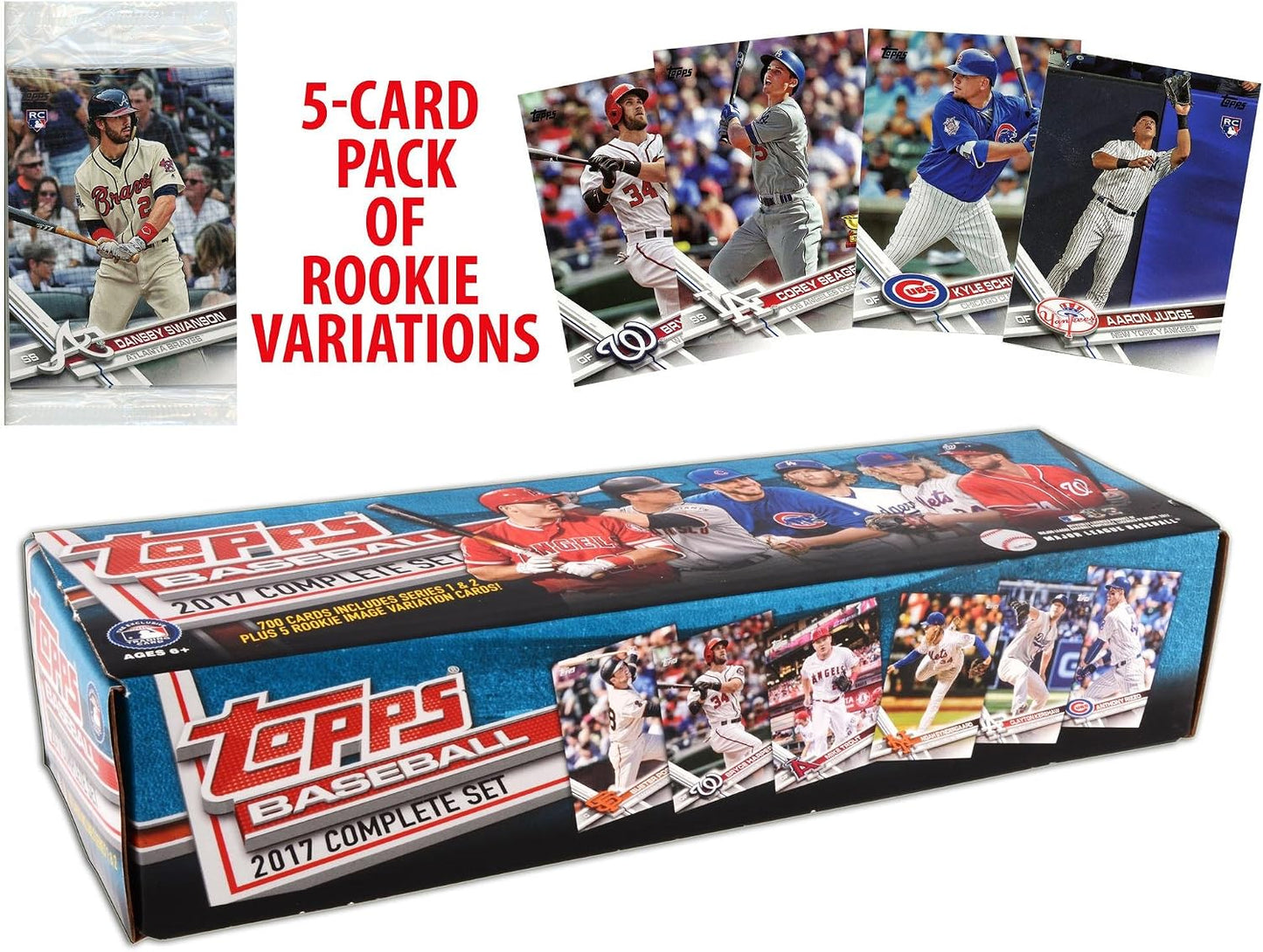 2017  Baseball Complete Retail Factory Set (705 Cards) with 2 Aaron Judge Rookies