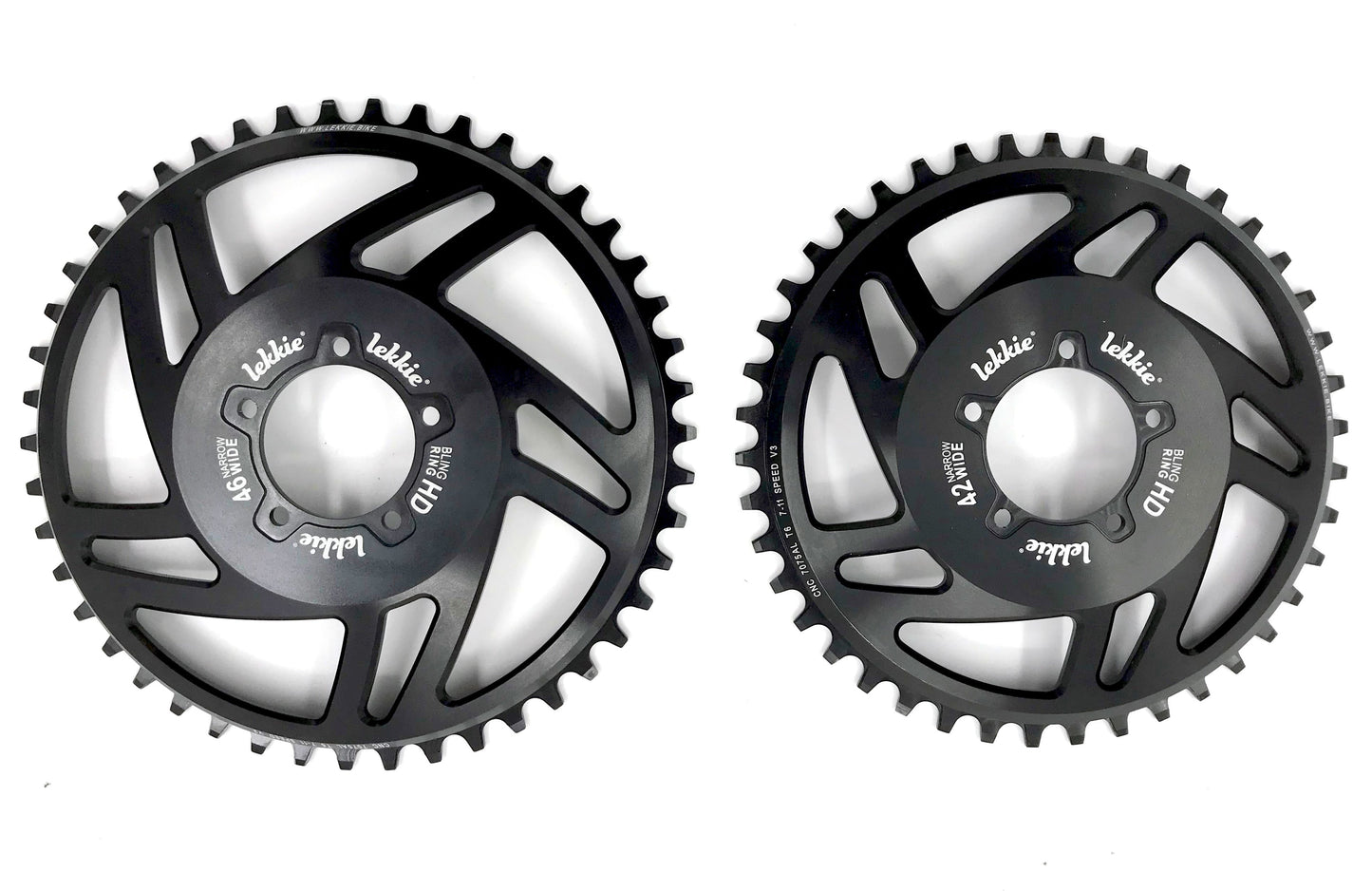 Lekkie 28T, 36T, 42T, 46T, 52T BlingRing Chainring for BBS02