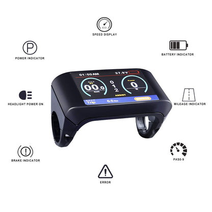750C Color Display for CYC Mid-drive Motors 36-72v