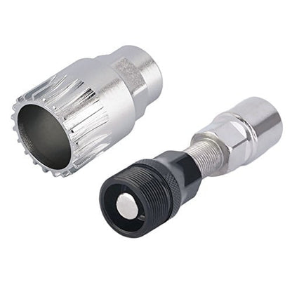 Threaded bottom bracket removal tool & crank puller