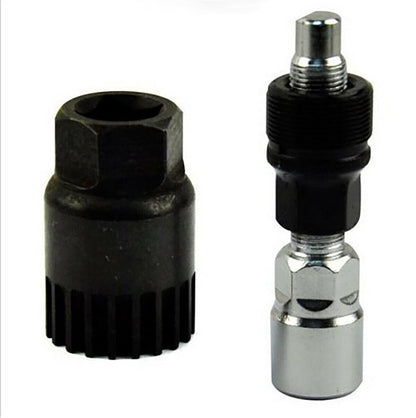 Threaded bottom bracket removal tool & crank puller