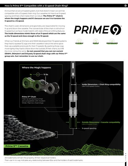 Box Two Prime 9 E-bike Chain Nickel