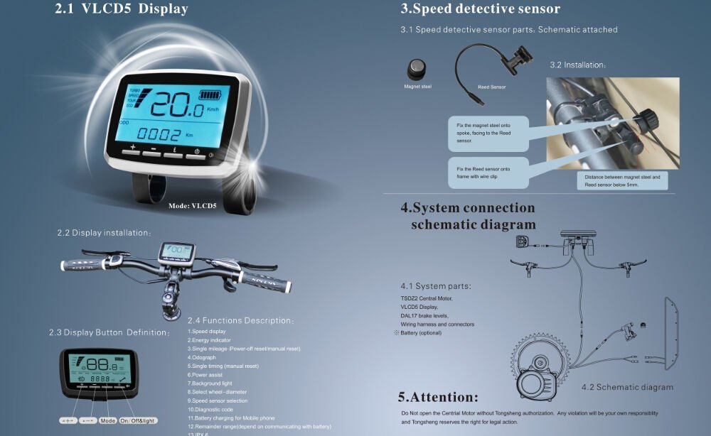 TSDZ2B 500W Motor with Mini-Max Battery