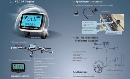 TSDZ2B 500W Motor with Mini-Max Battery