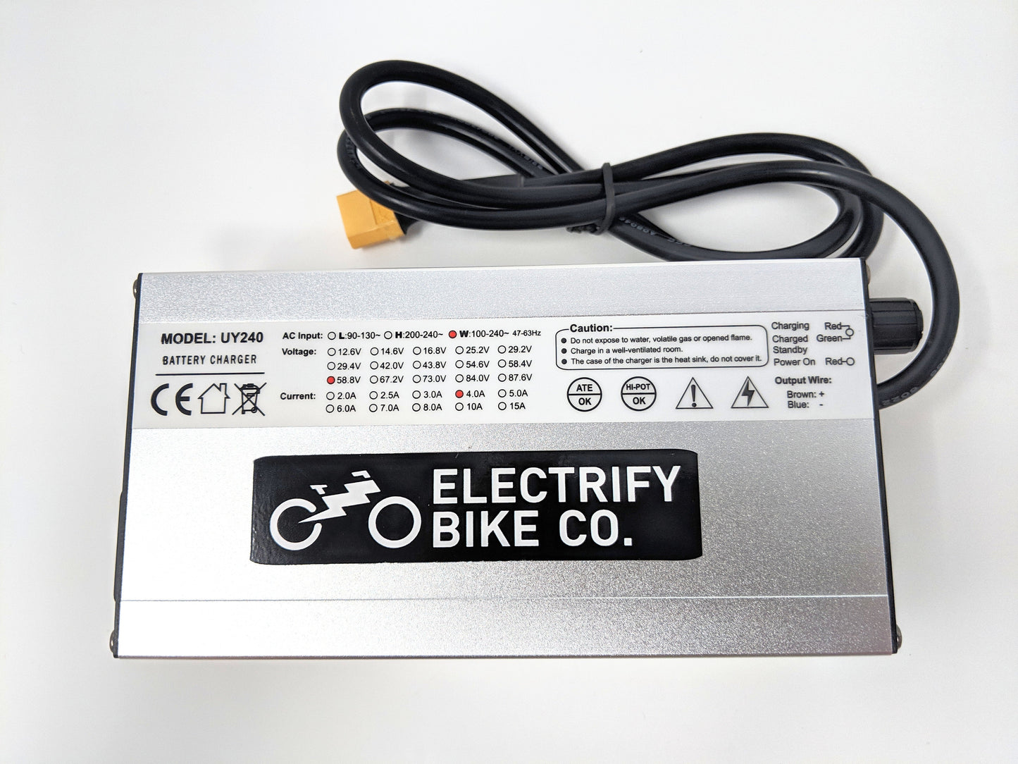 EBC Universal Smart Charger - 52v 4 amp Lithium Ion Battery